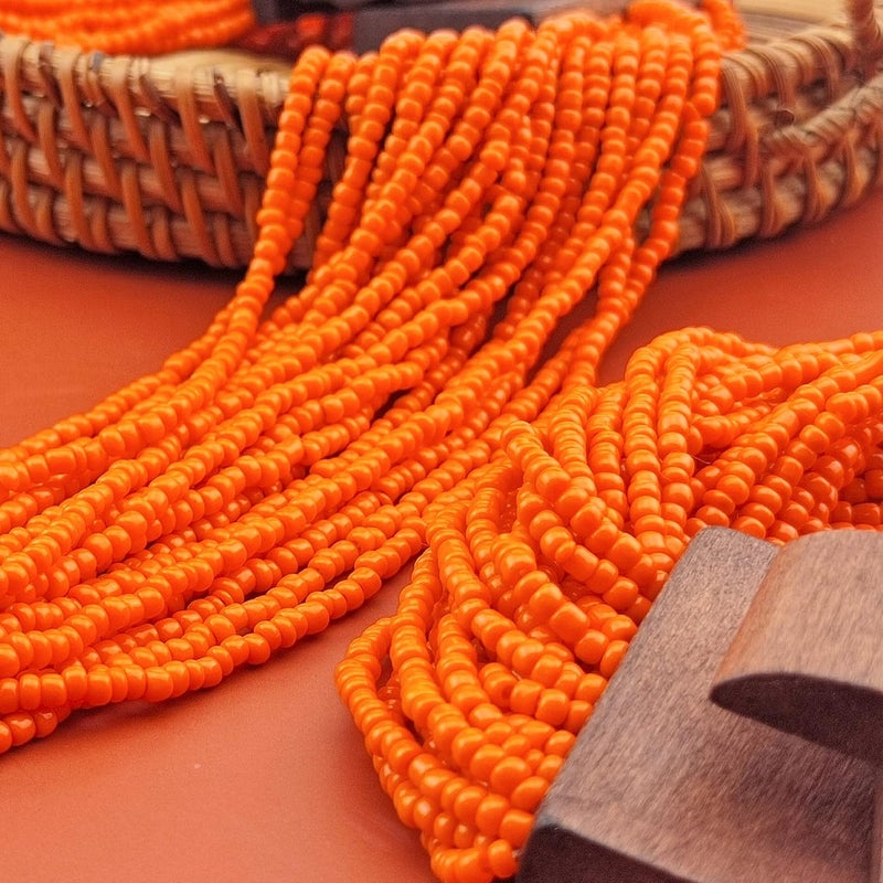 Coiris Beaded Strand Necklace for Women Boho Chunky Beaded Strand Necklace Bohemian Summer Beach Necklace Jewelry for Women(N0059-Black) - Image 3